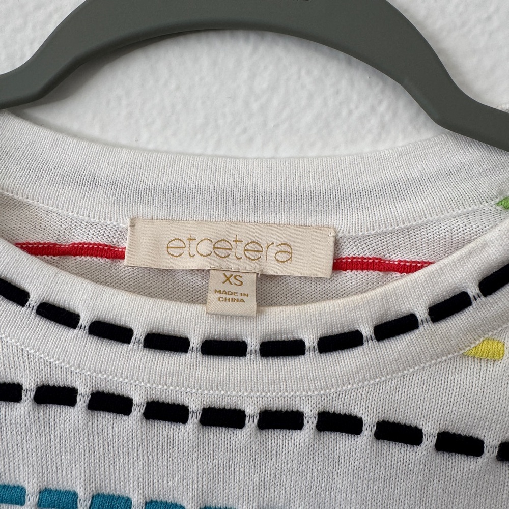 Etcetera Multicolor Knit Top - Picture 2 of 3